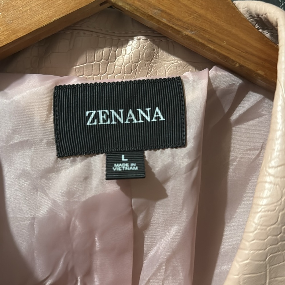 Zenana Faux Leather Moto Jacket - Picture 3 of 11